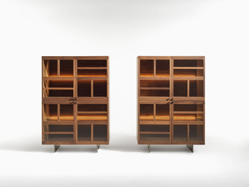 TORII - Wooden display cabinet with integrated lighting by Casamania & Horm - view 3